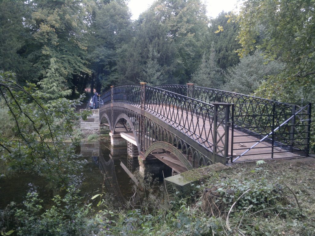 Restored 1826 cast-iron bridge following reconstruction by Fielding Solutions